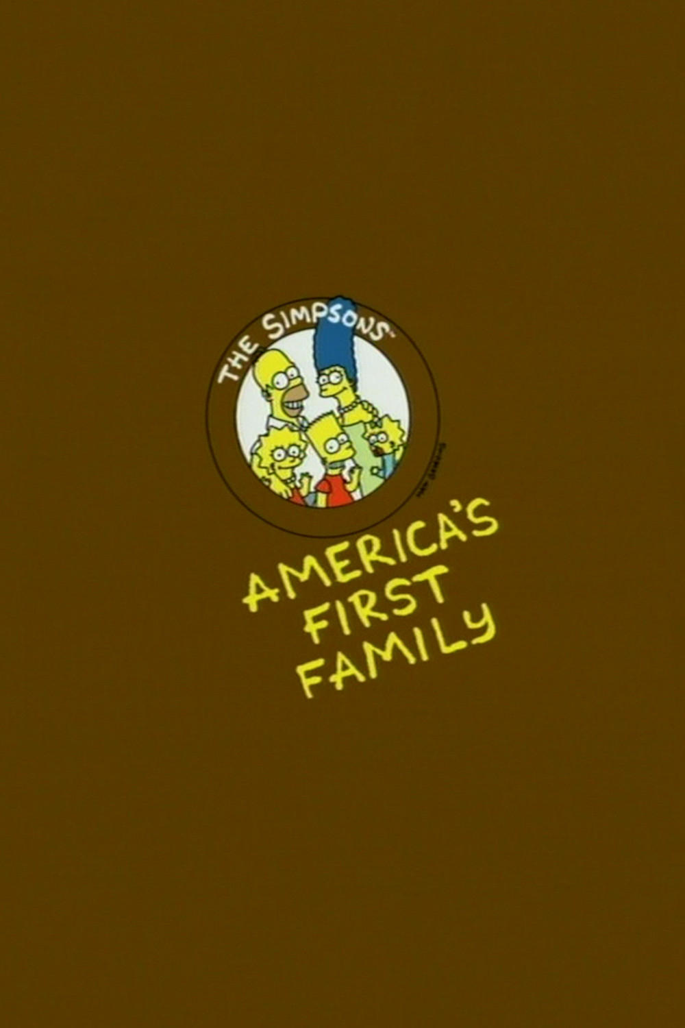 Постер The Simpsons: America's First Family